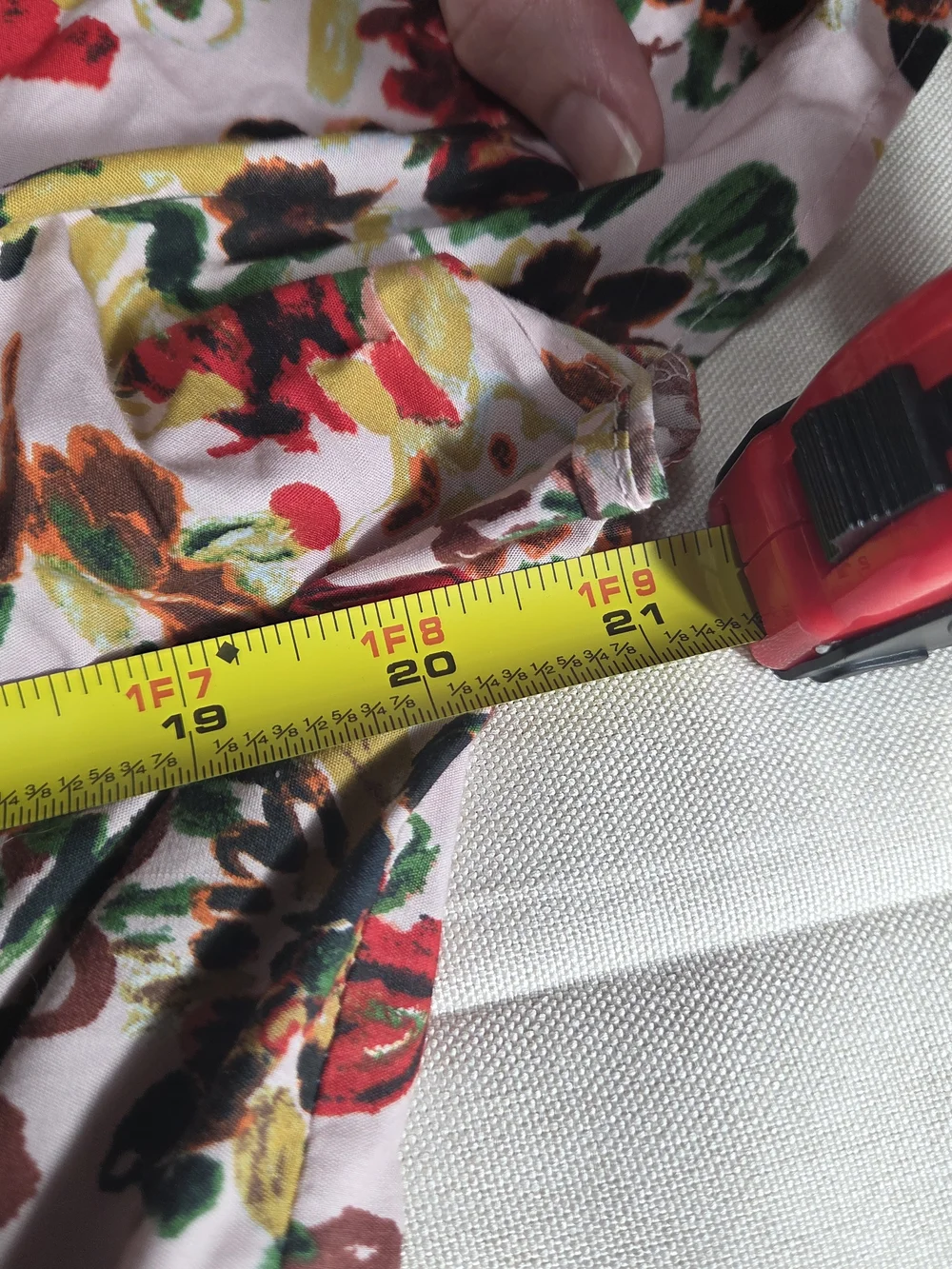 Maeve Anthropologie Floral Maxi Dress Pink Smocked Waist Short Sleeve XL - Picture 9 of 10